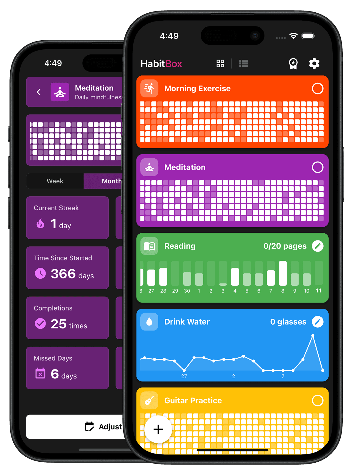 HabitBox App Preview